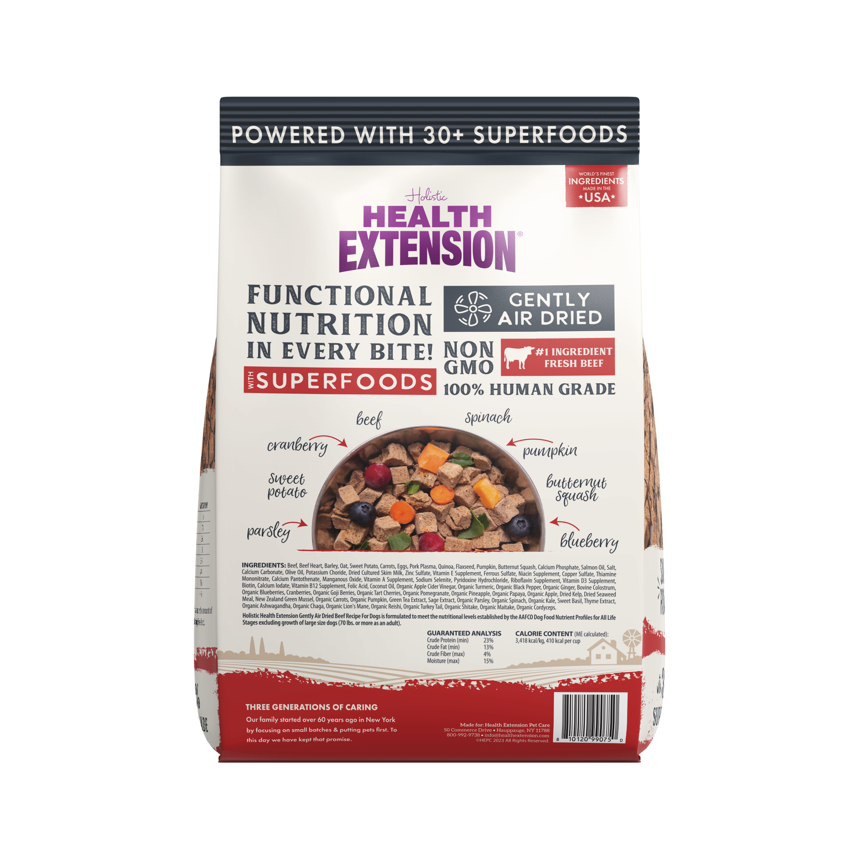 Health Extension Pet Care - Gently Air Dried Beef Recipe